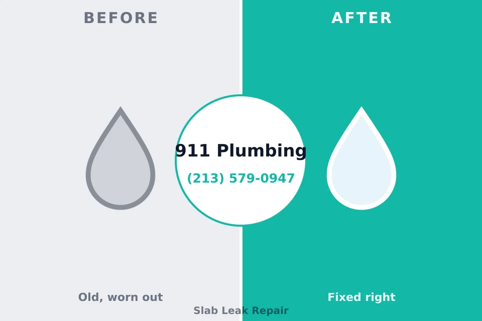 Before and after: plumbing repair Toluca, IL